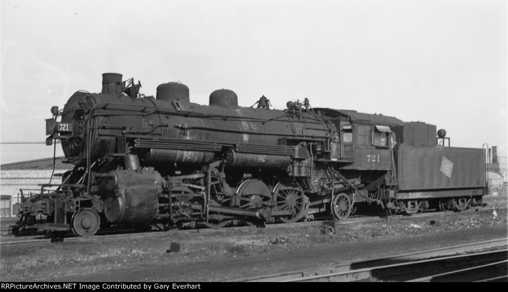 MILW 2-8-2 #721 - Milwaukee Road